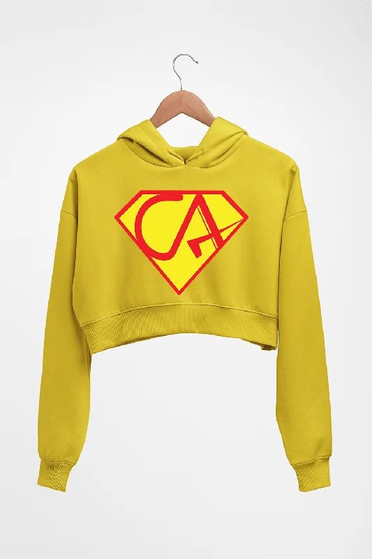 Special Price Chartered Accountants(CA) Crop HOODIE FOR WOMEN