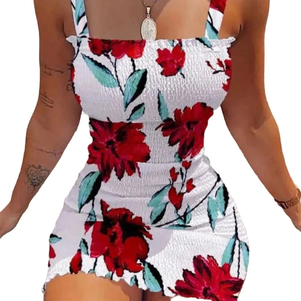Super Bargain Mini Flower Print Skirt