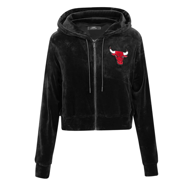 Low Prices SUDADERA CON CIERRE NBA CHICAGO BULLS CLASSIC ESSENTIALS PARA MUJER