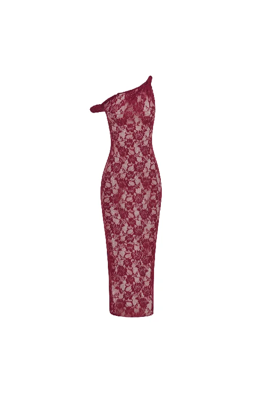 Super Sale The Long Lace Poppy in Cherry