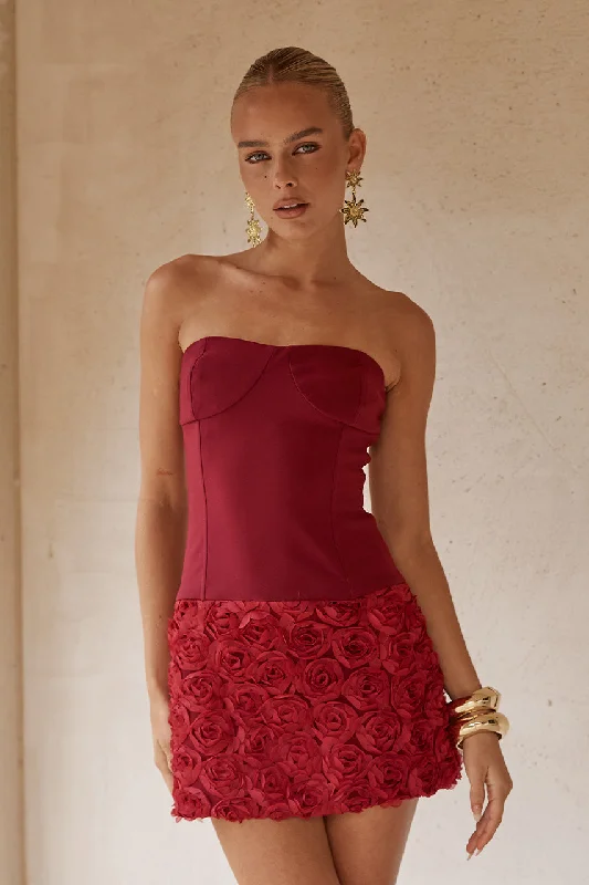 Epic Deals RIANA MINI DRESS - CHERRY