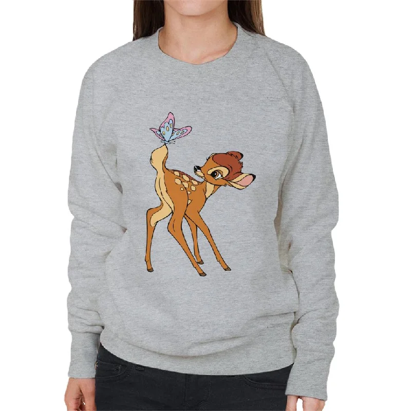 Bargain Prices Disney Bambi Butterfly On Tail Women's Sweatshirt