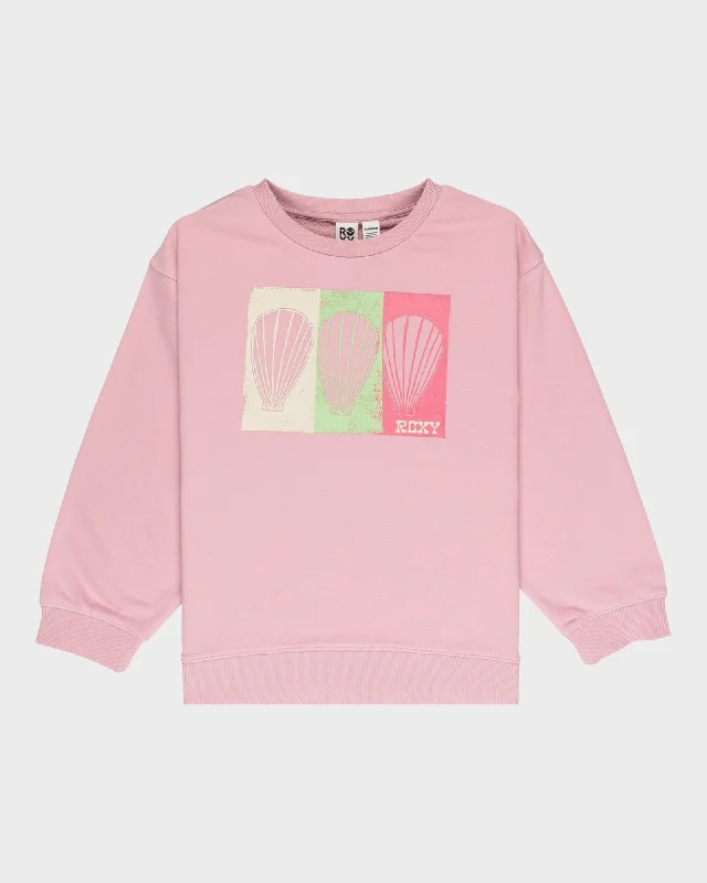 Sale Event Girls 4-16 Morning Hike Terry Crew Neck