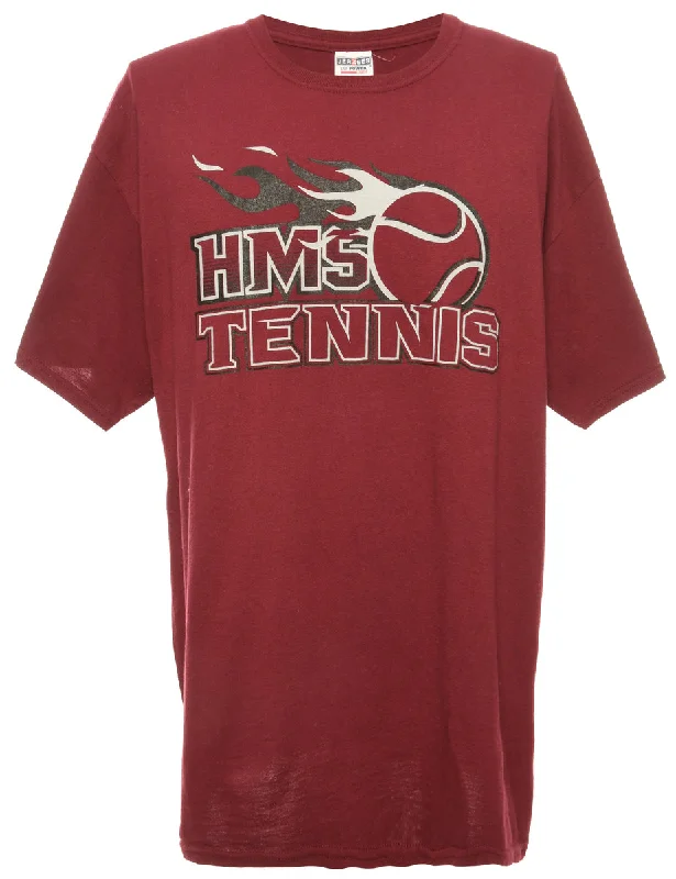 Midnight Madness HMS Tennis Printed T-shirt - XL