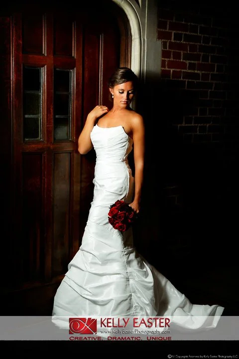 Special Buy David's Bridal Strapless Allover Drape