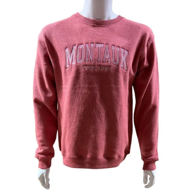 Super Deal Adult Montauk The End Embroidered Nantucket Pullover Crewneck
