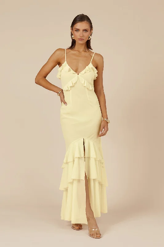 Deal of the Week NAMARI MAXI DRESS - LEMON