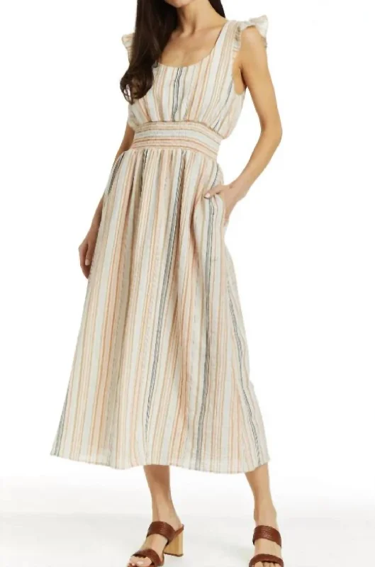 Deep Discounts Polly Dress In Sand
