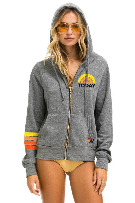 Grand Opening Sale TODAY SHOW ZIP HOODIE - HEATHER