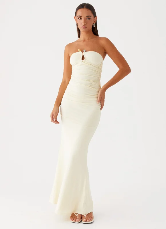 Amazing Deals Rudy Maxi Dress - Yellow