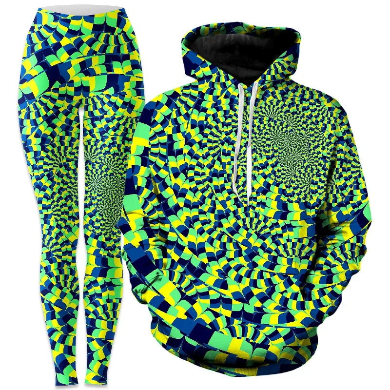 Super Sale Green Portal Hoodie and Leggings Combo