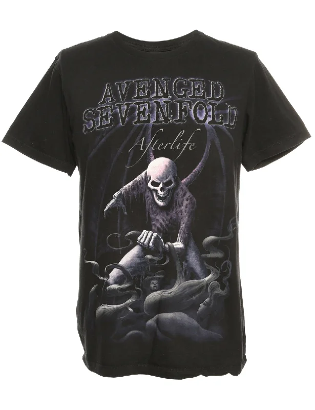 Season Finale Sale Avenged Sevenfold Printed T-shirt - M