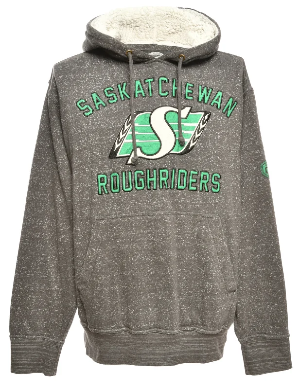 One-DAY Sale Football Saskatchewan Roughriders Hooded Sports Sweatshirt - M