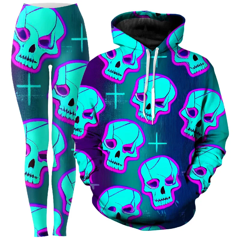Unbeatable Prices Neon Fright Hoodie and Leggings Combo