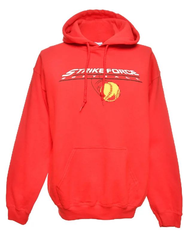 Great Bargains Strikeforce Softball Hooded Sports Sweatshirt - L