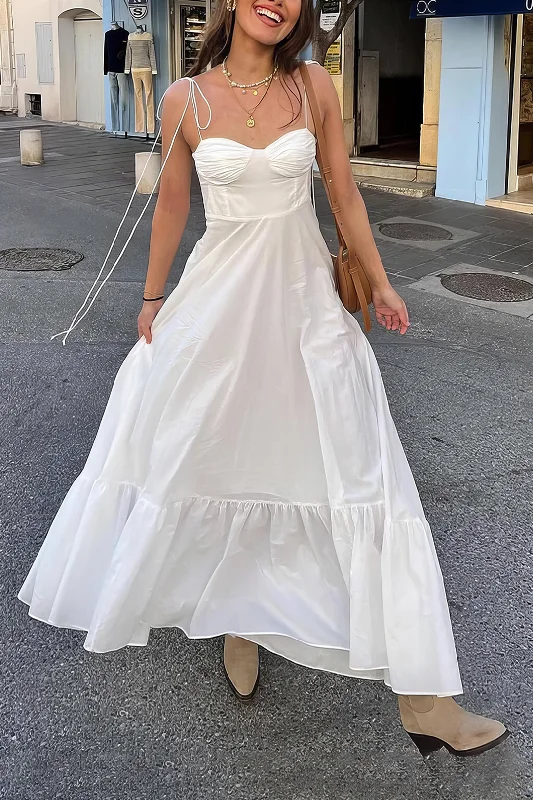 One-DAY Sale Layered Slip Chiffon Sleeveless Maxi Dress