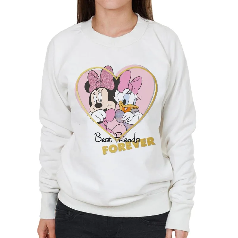 Doorbuster Deal Disney Minnie Mouse And Daisy Duck Best Friends Forever Women's Sweatshirt