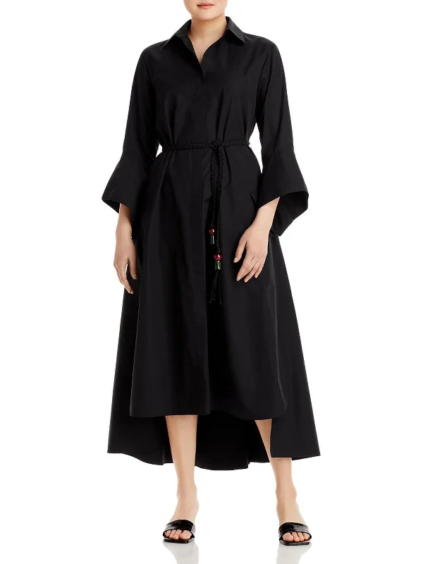 The Best Prices Womens Collared Long Shirtdress