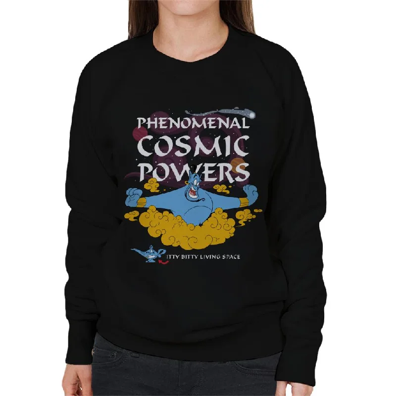 Special Discount Disney Aladdin Phenomenal Cosmic Powers Genie Women's Sweatshirt