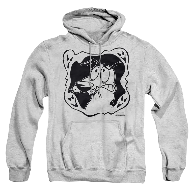 Anniversary Sale Courage the Cowardly Dog Ghost Frame - Pullover Hoodie