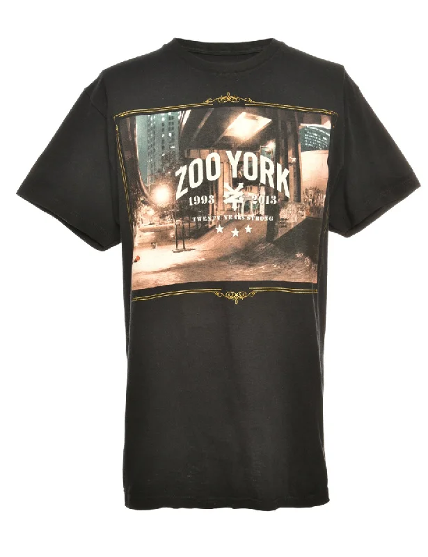 Deal of the Day Zoo Park Printed T-shirt - L