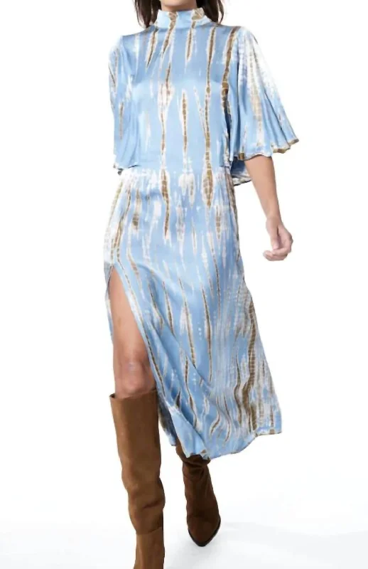 Members Only Maxwelle Dress Web Wash In Arctic