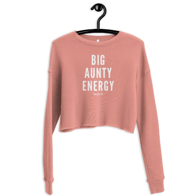 Reduced Prices Big Aunty Energy Pastel Crop Sweatshirt