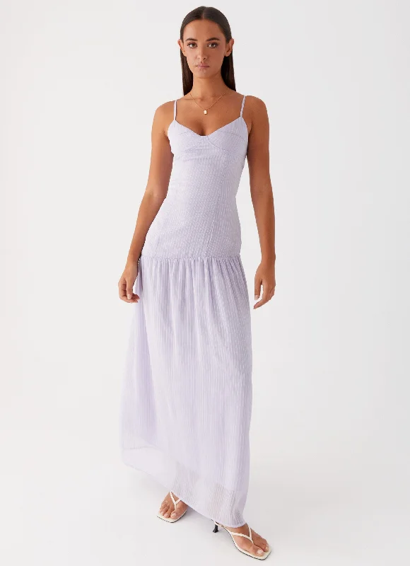 Blowout Sale Shania Maxi Dress - Lavender