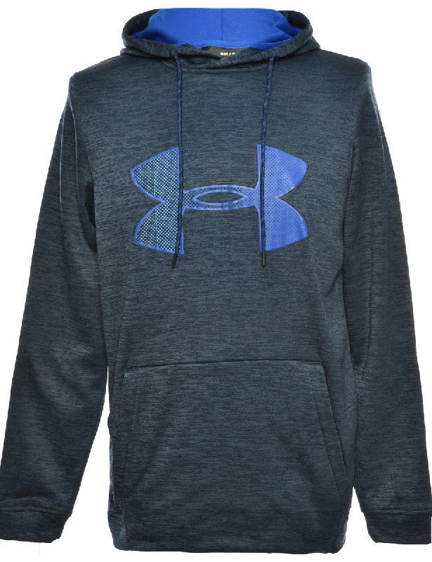 Fantastic Offers Navy Under Armour Printed Hoodie - S