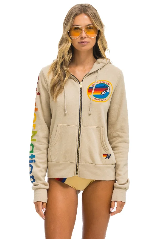 Price Reduction AVIATOR NATION HOODIE - SAND
