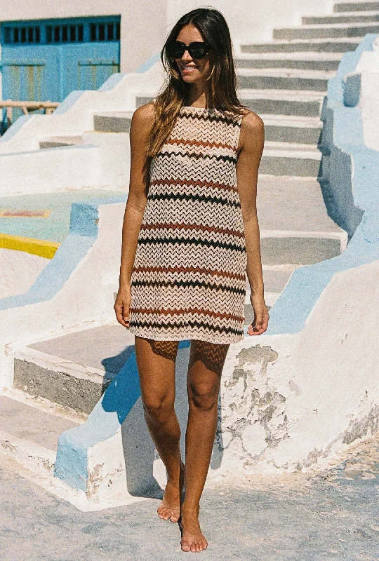 Blowout Deals Poolside Mini Dress In Almond