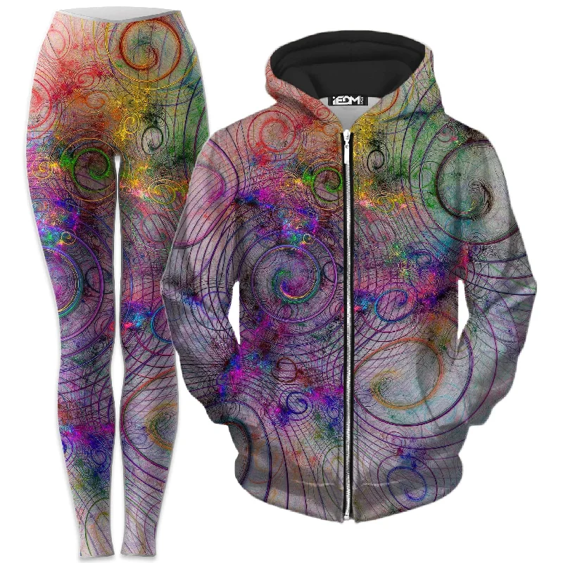 Fantastic Offers Mental Tweak Zip-Up Hoodie and Leggings Combo