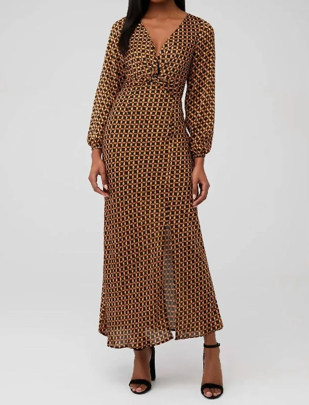 Clearance Items Valentina Maxi Dress In Multi