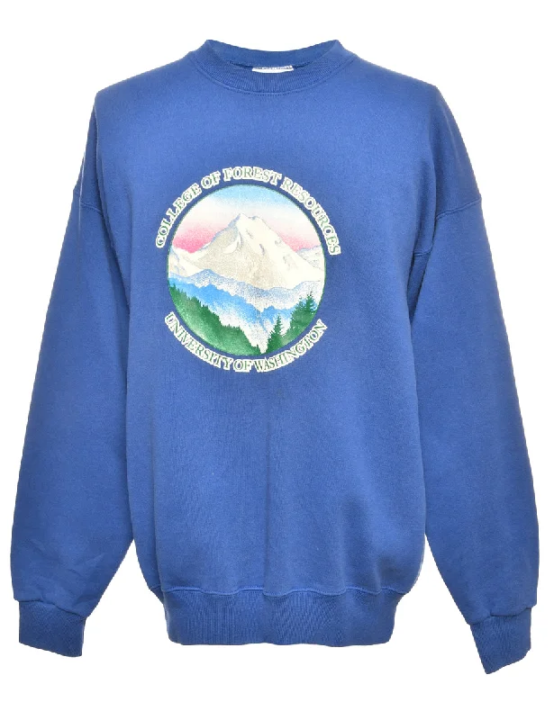 Huge Savings Lee Navy Printed Sweatshirt - L