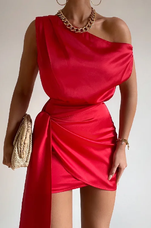 Fantastic Offers CHARISMA MINI DRESS - RED