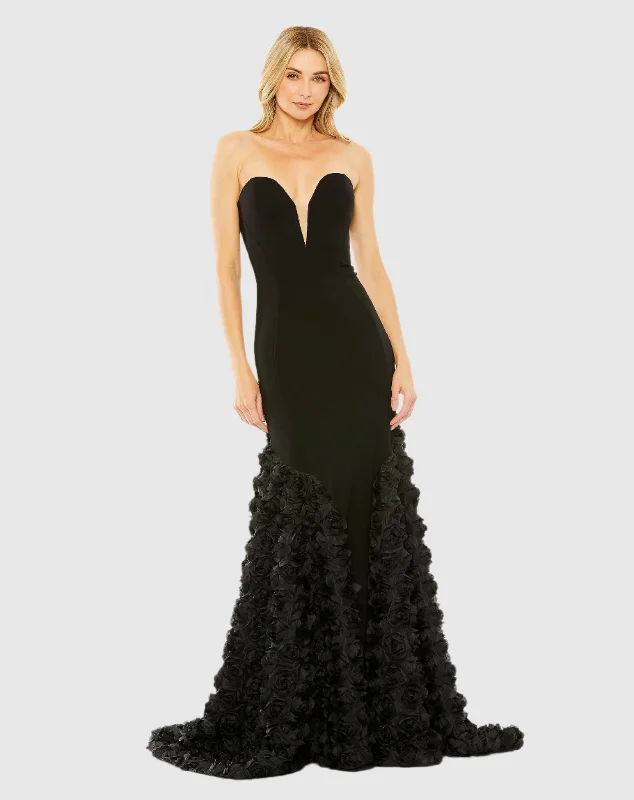 Low Prices Jersey Mermaid Ball Gown with Rose Train