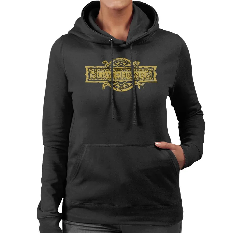 Price Meltdown Game Of Thrones Opening Scene Logo Women's Hooded Sweatshirt