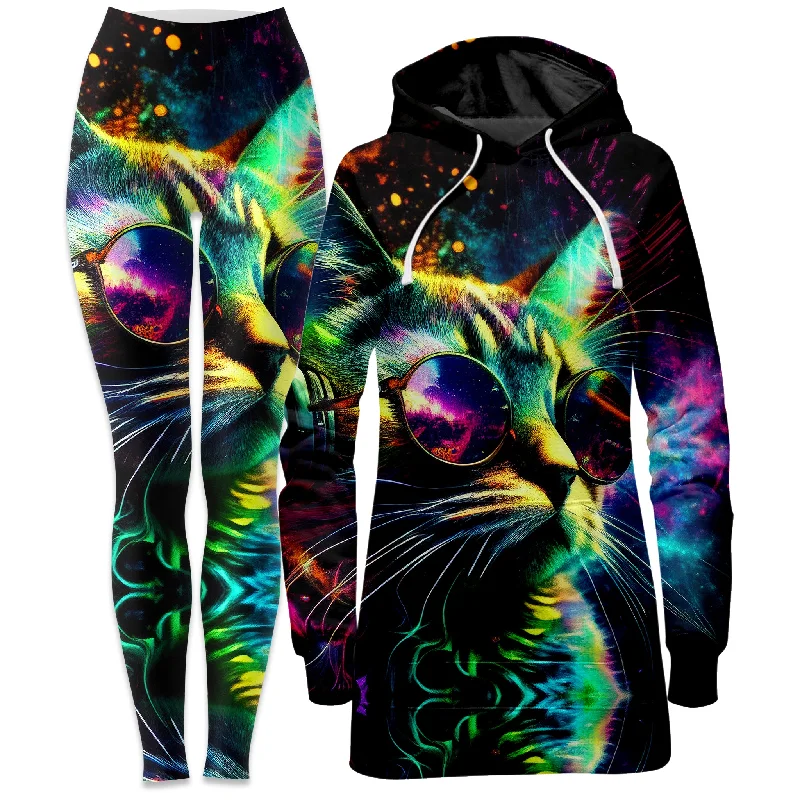 Extra Savings Enjoy the Views Hoodie Dress and Leggings Combo