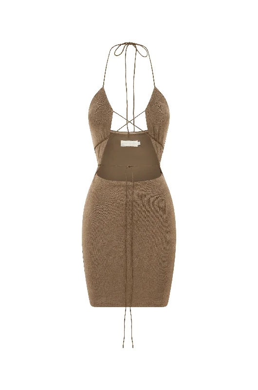 Daily Deals Short Florence Dress Taupe