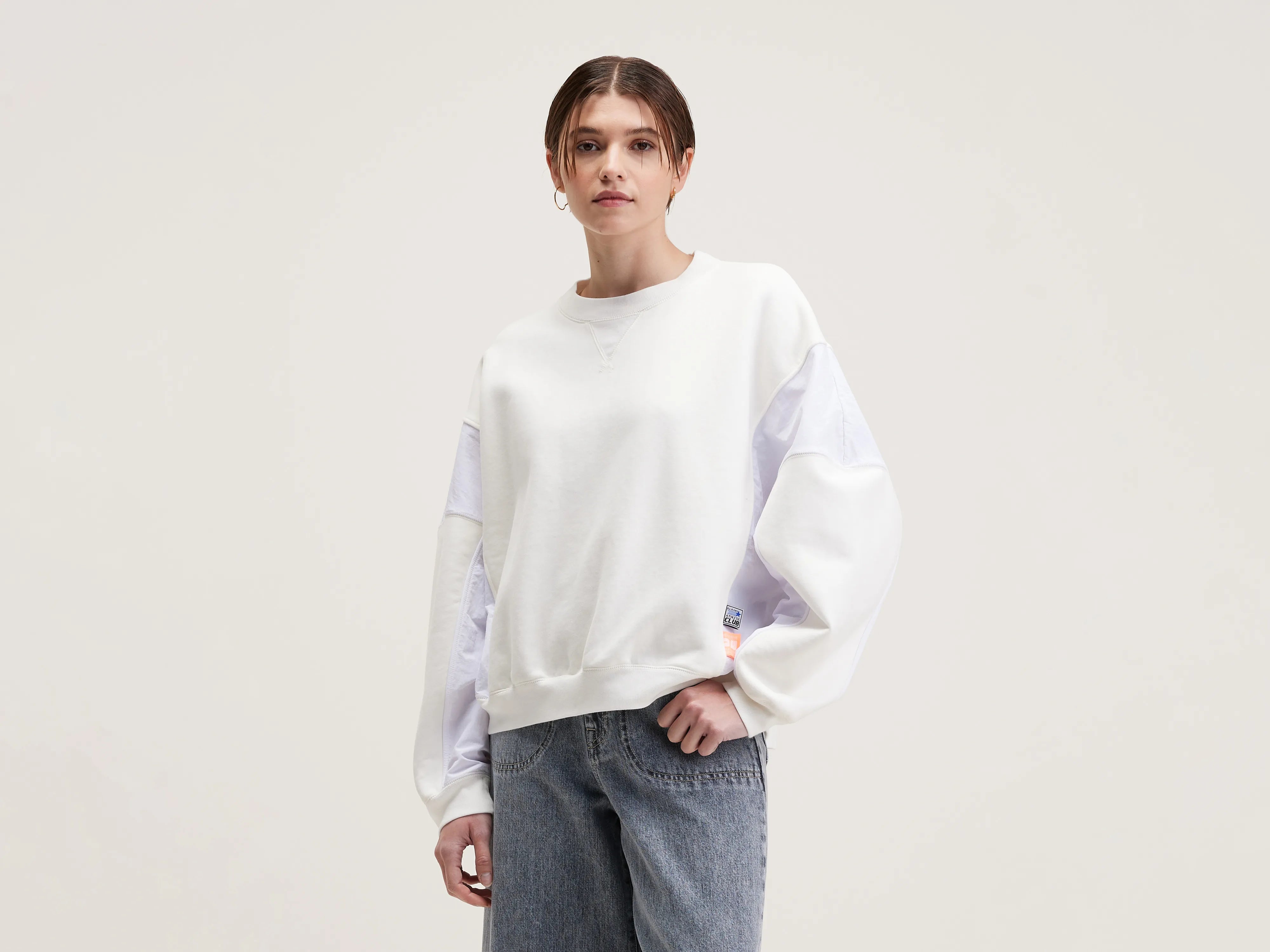 Limited Availability Flips round-neck sweatshirt (242 / W / VINTAGE WHITE)