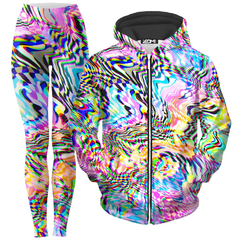 Lowest Price No Signal 2.0 Zip-Up Hoodie and Leggings Combo
