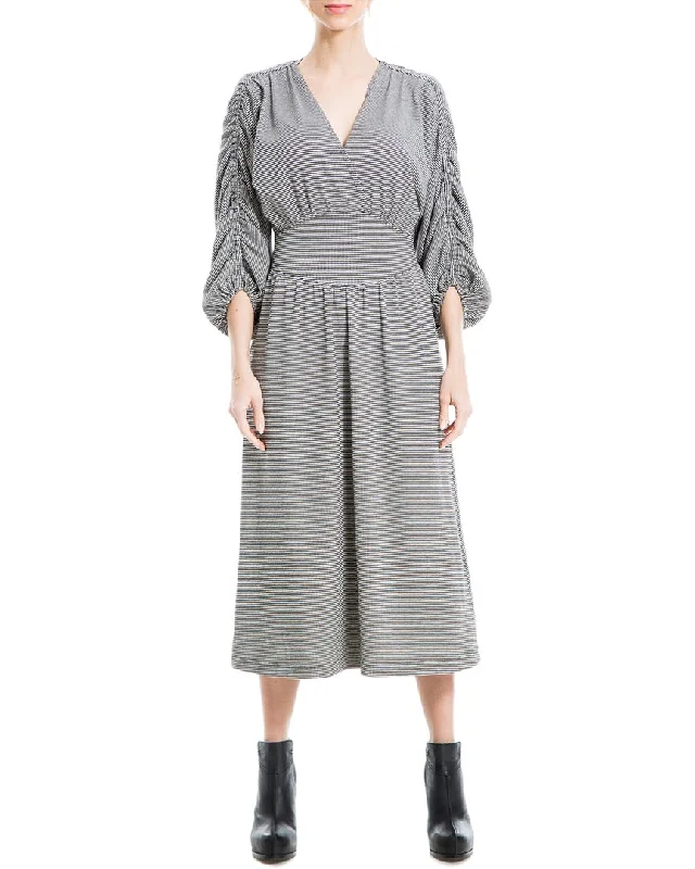 Don't Miss Max Studio Textured Midi Dress
