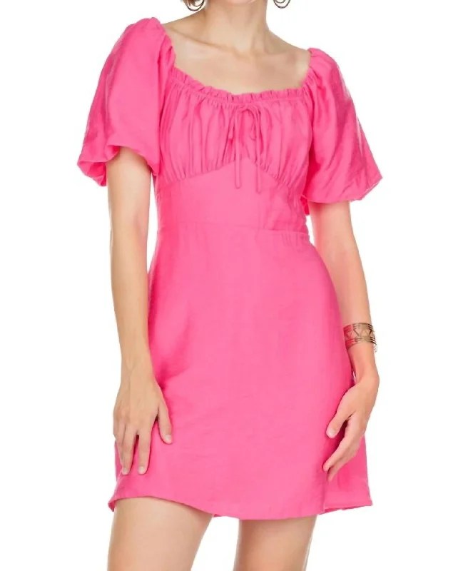 Special Savings Bustier Dress In Pink