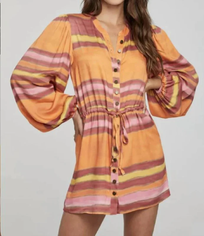 Flash Deals Cabrillo Mini Dress In Sunset