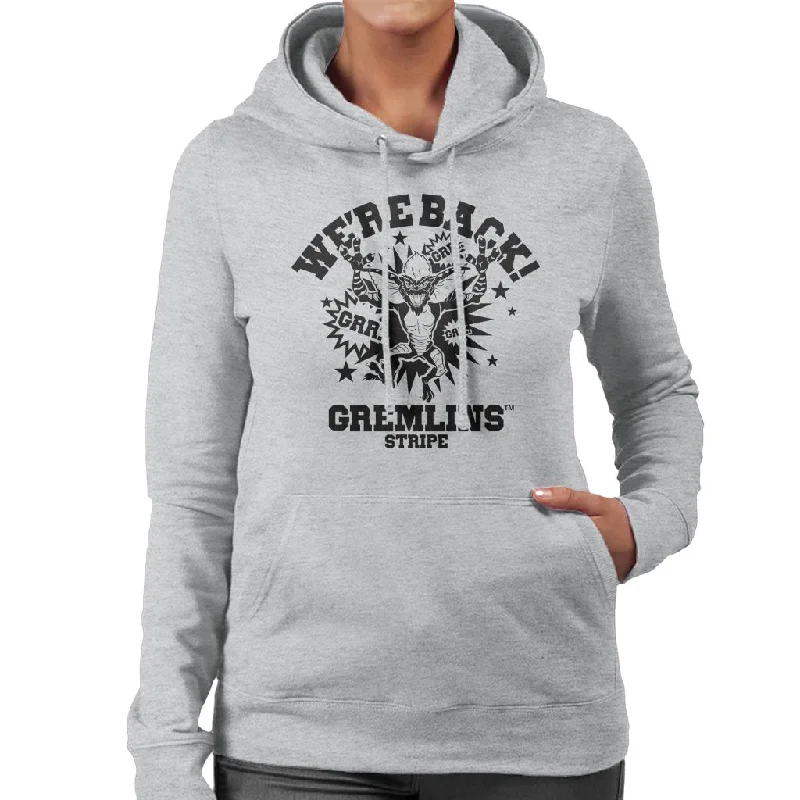 While Supplies Last Gremlins Halloween We Are Back Women's Hooded Sweatshirt