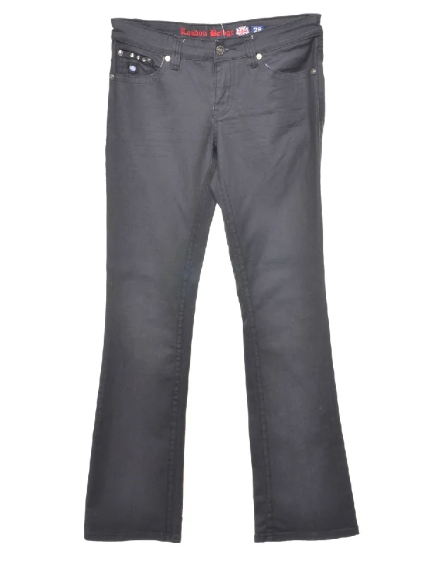 TIME-Limited Offer Embellished Straight Fit Jeans - W28 L33