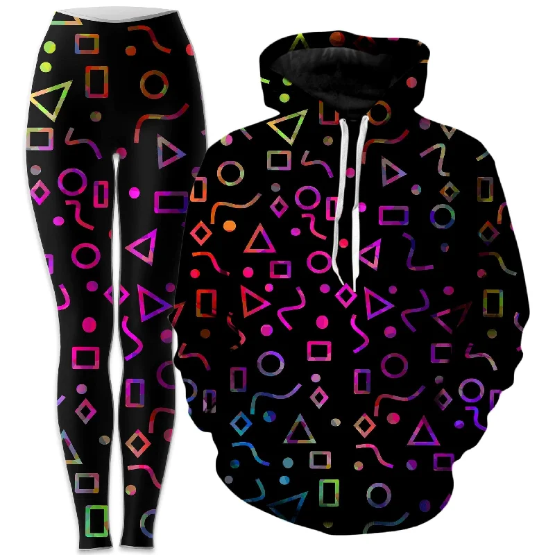 Sale Event Modern Shapes Hoodie and Leggings Combo