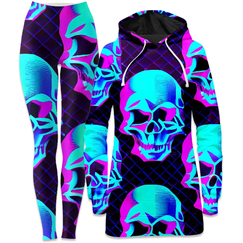 Super Bargain Night Trek Hoodie Dress and Leggings Combo