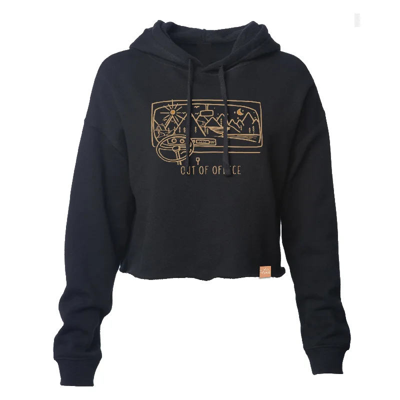 Mega Sale Out of Office Women's Crop Hoodie