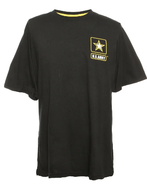 Online Only US Army Printed T-shirt - L